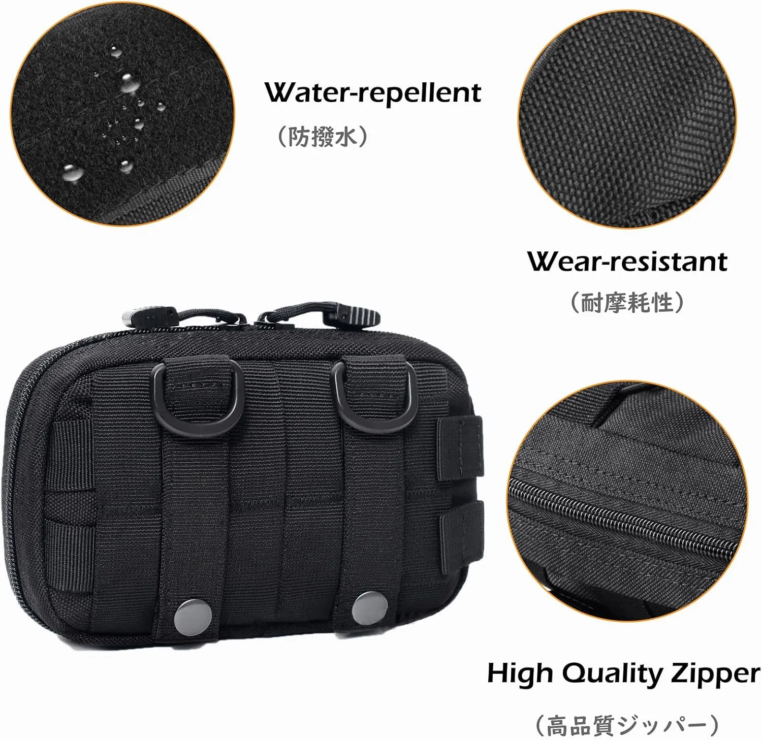 TRIWONDER Molle Pouches Tactical Admin EDC Gear Utility Pouch Waist Bags for Small Tool Horizontal Modular Organization