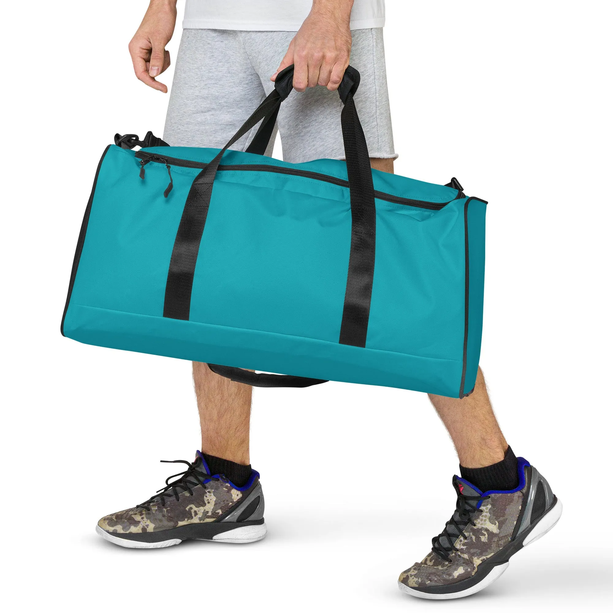 Turquoise Duffle Bag