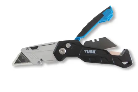 Tusk Heavy Duty Utility Knife Blades & Knife -  2pc Set ,10pc pack ,50pc pack & 100pc pack