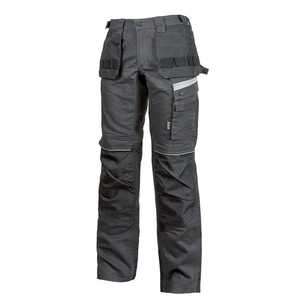 U-Power Gordon Elasticated Waist Canvas Stretch Work Trouser