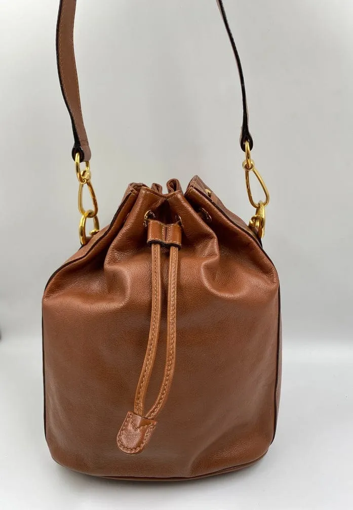 Ultimate savings Gucci w Handles Chic Bag Bamboo Bucket Tan