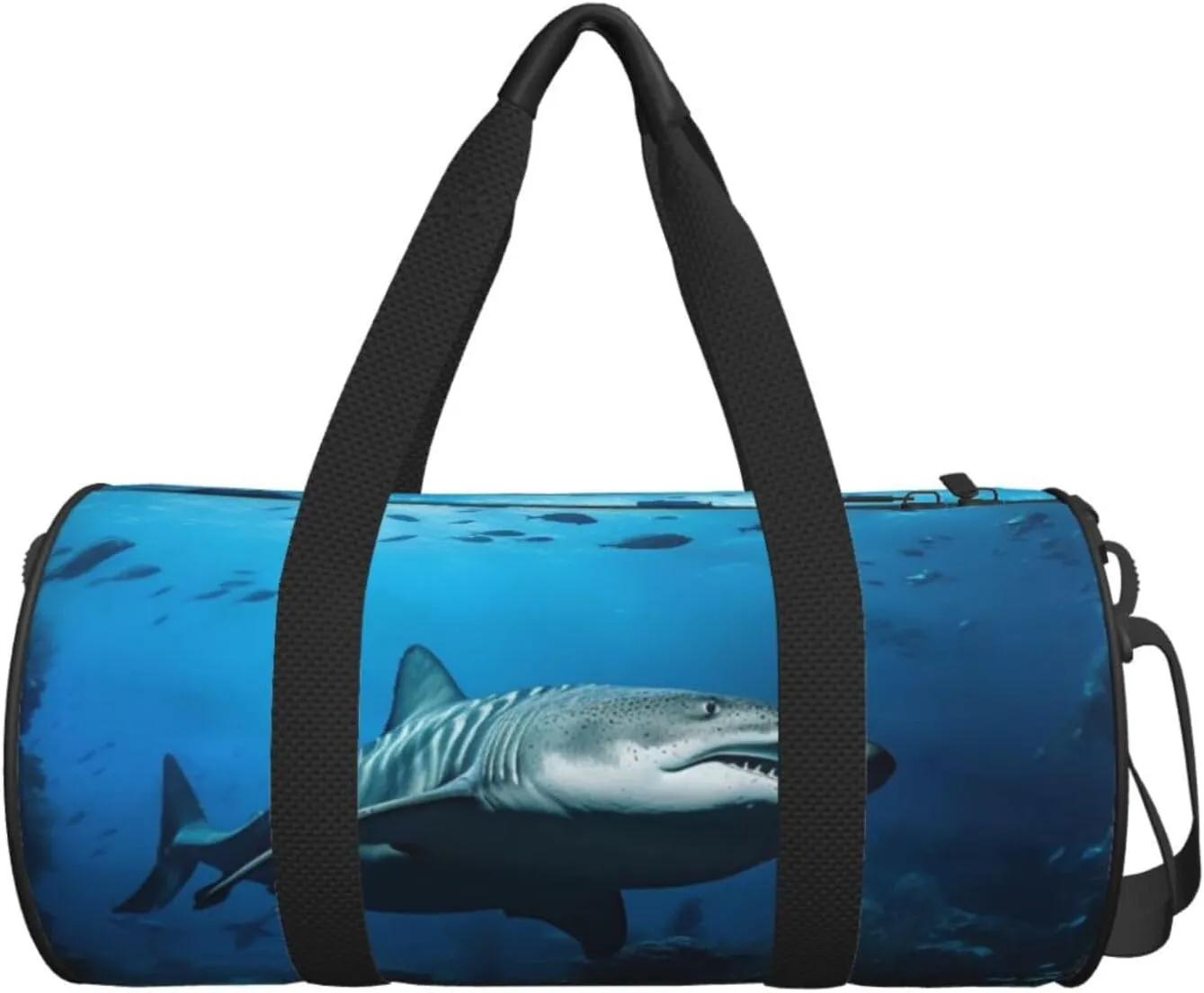 Underwater Wildlife Travel Duffle Bag for Men Women Sport Gym Bag Foldable Weekender Bag Carry on Overnight Bag for Travel Swimming Basketball