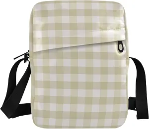 Unisex Crossbody Bag, Flannel Patterns Red Black Durable Sling Side Shoulder bags for men women, One Size