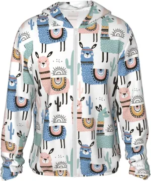 Unisex Long Sleeve Sun Protection Performance Hoodie Shirt UPF 50 