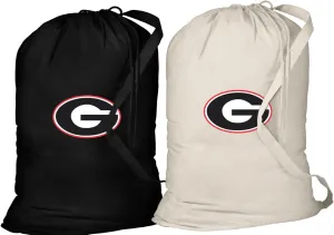 University of Georgia Laundry Bag -2 Pc SET- Georgia Bulldogs Clothes Bags