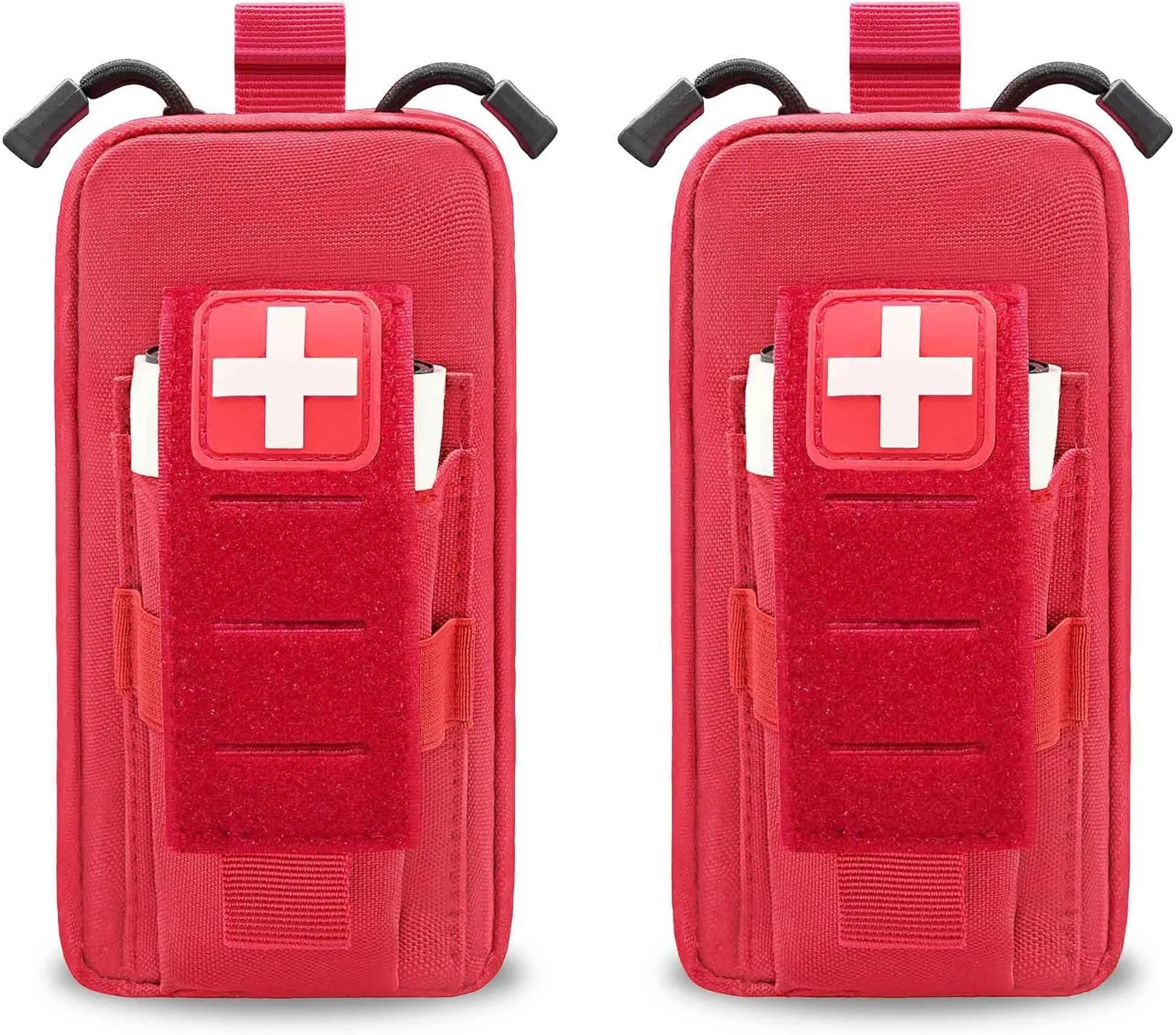 Upgrade Laser Cut 1000D Molle Ifak Pouch, 5 Colors Single-Handed Operation Tactical EMT Medical Pouch Bag