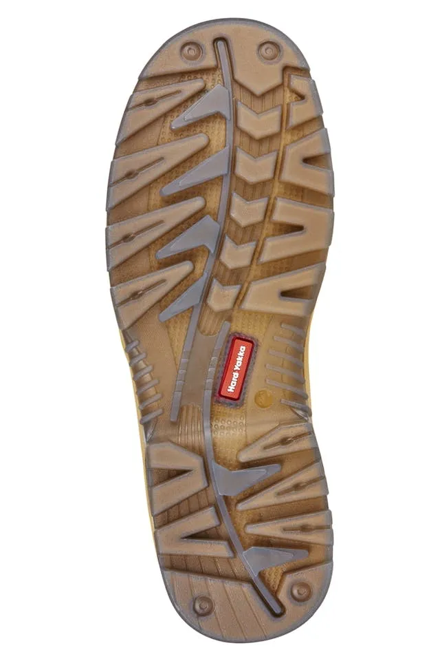 UTILITY ZIP SIDED STEEL TOE SAFETY BOOT - WHEAT