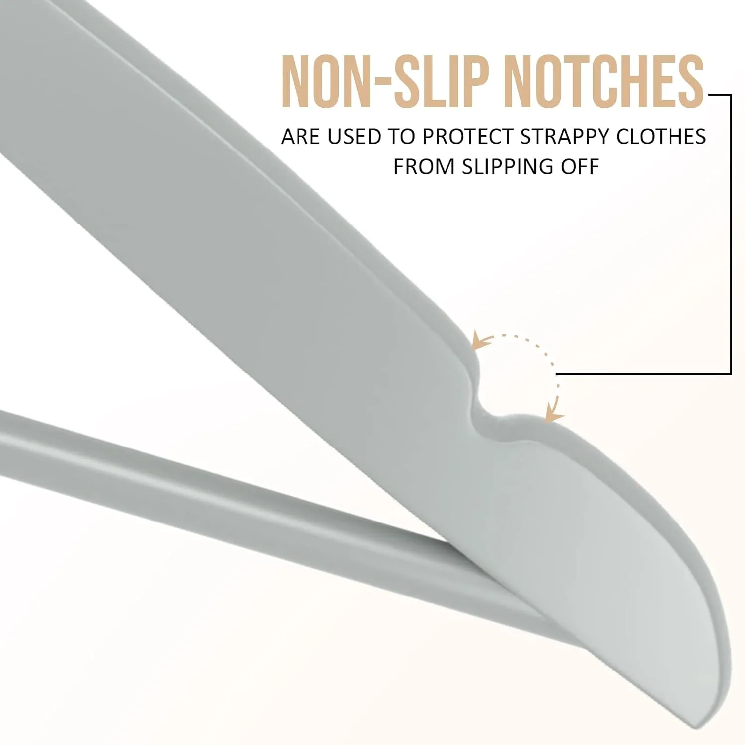 Utopia Home Premium Wooden Hangers 90 Pack - Durable & Slim Coat Hanger - Suit Hanger with 360-Degree Rotatable Hook - Wood Hangers with Shoulder Grooves (Grey Color)