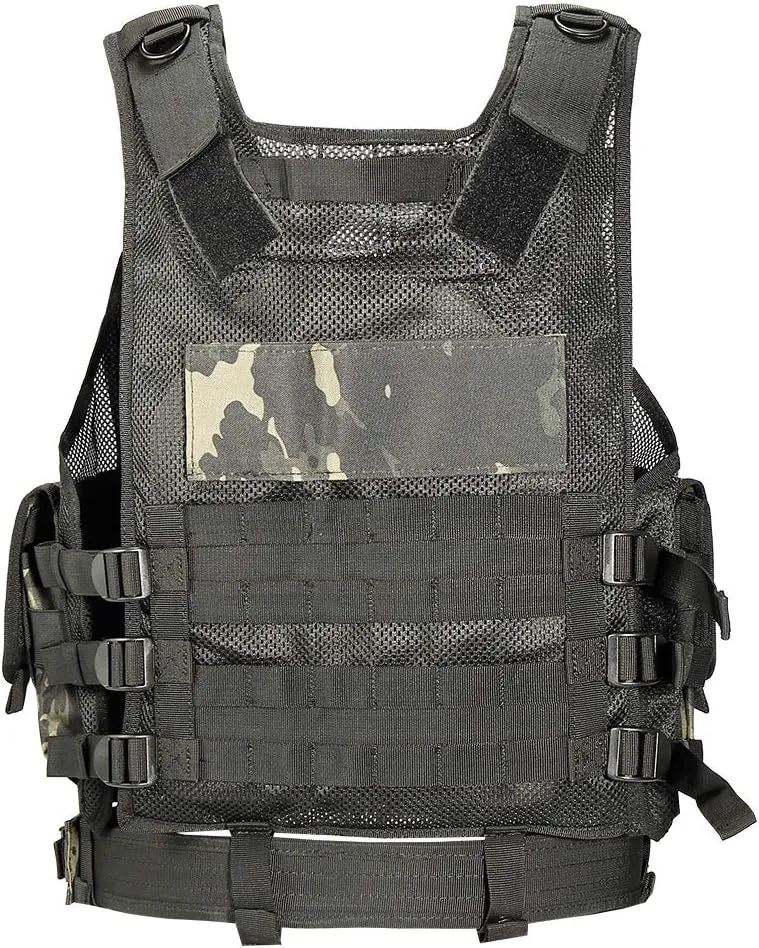 vAv YAKEDA Tactical Vest Outdoor Ultra-Light Breathable Training Airsoft Vest Adjustable for Adults
