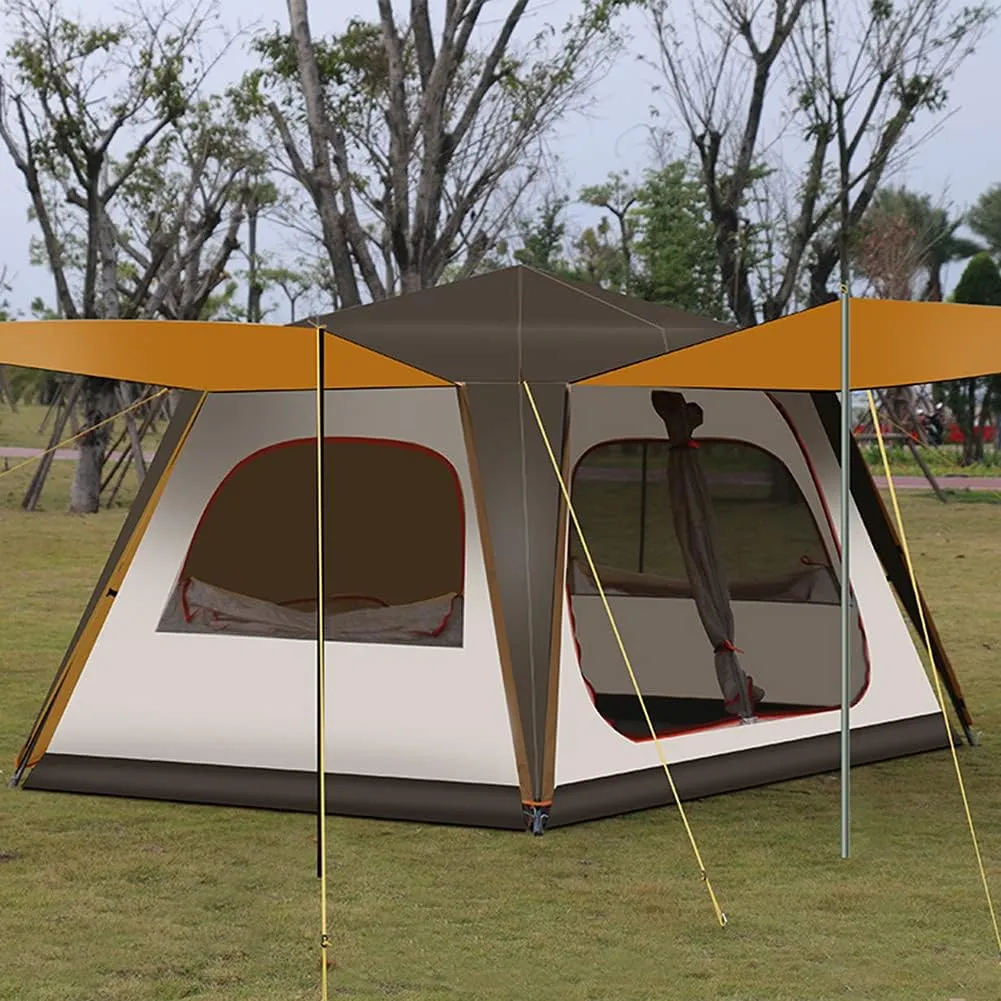 VejiA Pop Up Tent Family Camping Tent 5-8 Person Instant Backpacking Camping for Outdoor Beach Traveling Hiking Camping Hunting Fishing Easy Set Up