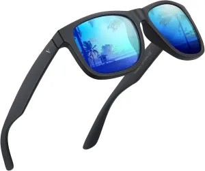 VELAZZIO Mens Sunglasses Polarized With UV400 Protection, Fits for Women Fashion Driving, Fishing, Sports, Beach, Golfing
