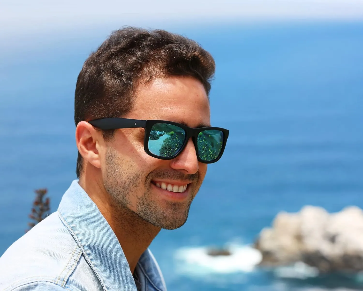 VELAZZIO Mens Sunglasses Polarized With UV400 Protection, Fits for Women Fashion Driving, Fishing, Sports, Beach, Golfing
