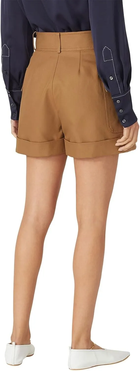 Victoria Beckham Rent the Runway Pre-Loved Camel Tailored Shorts
