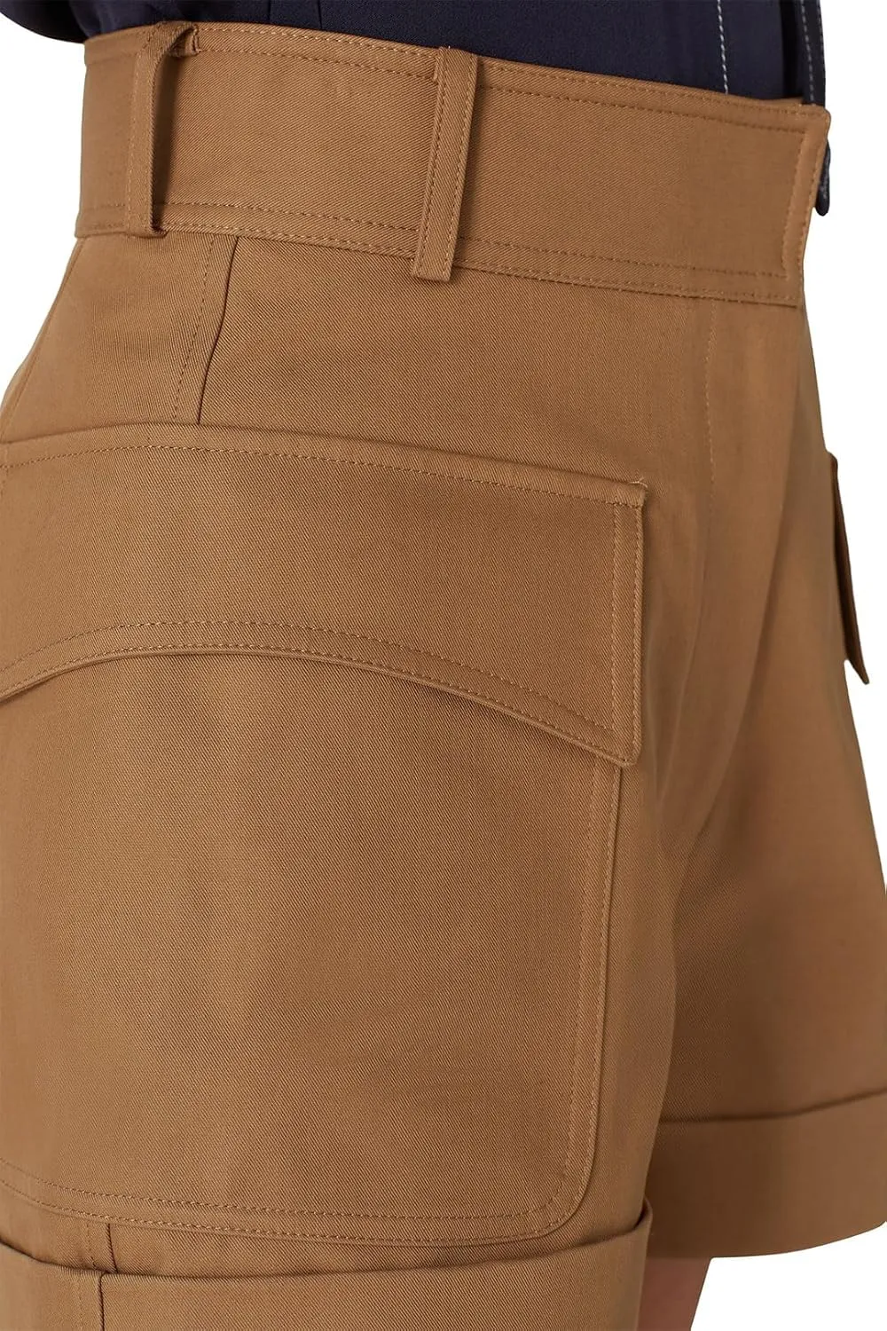 Victoria Beckham Rent the Runway Pre-Loved Camel Tailored Shorts