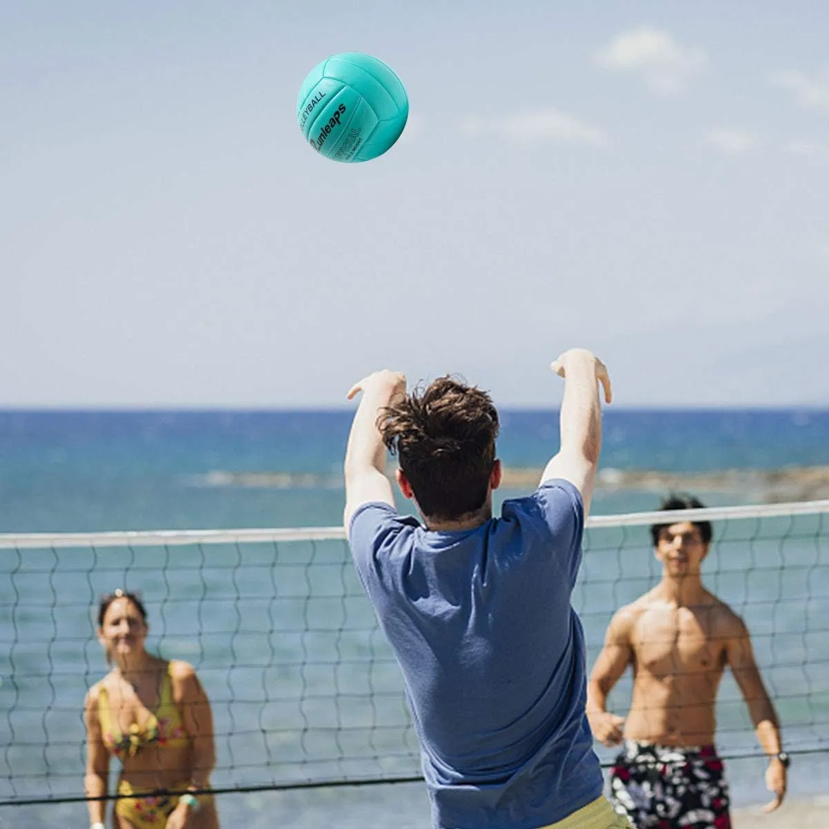 Volleyball, Waterproof Indoor Outdoor Volleyball for Beach Game Gym Training (Official Size 5)