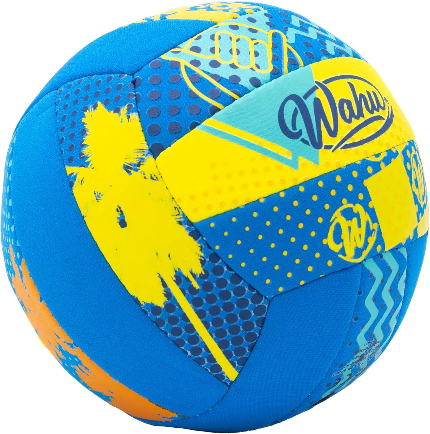 WAHU 100% Waterproof All-Purpose Pool Ball for Beach Volleyball, Soccer, and More, 6.5" Round Water Ball for Beach and Pool Sports Games