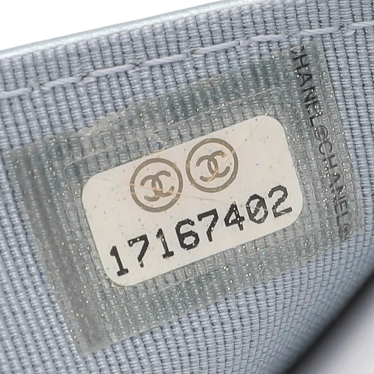 Wallet Chain On Powder Classic Blue Chanel Fast response Durable