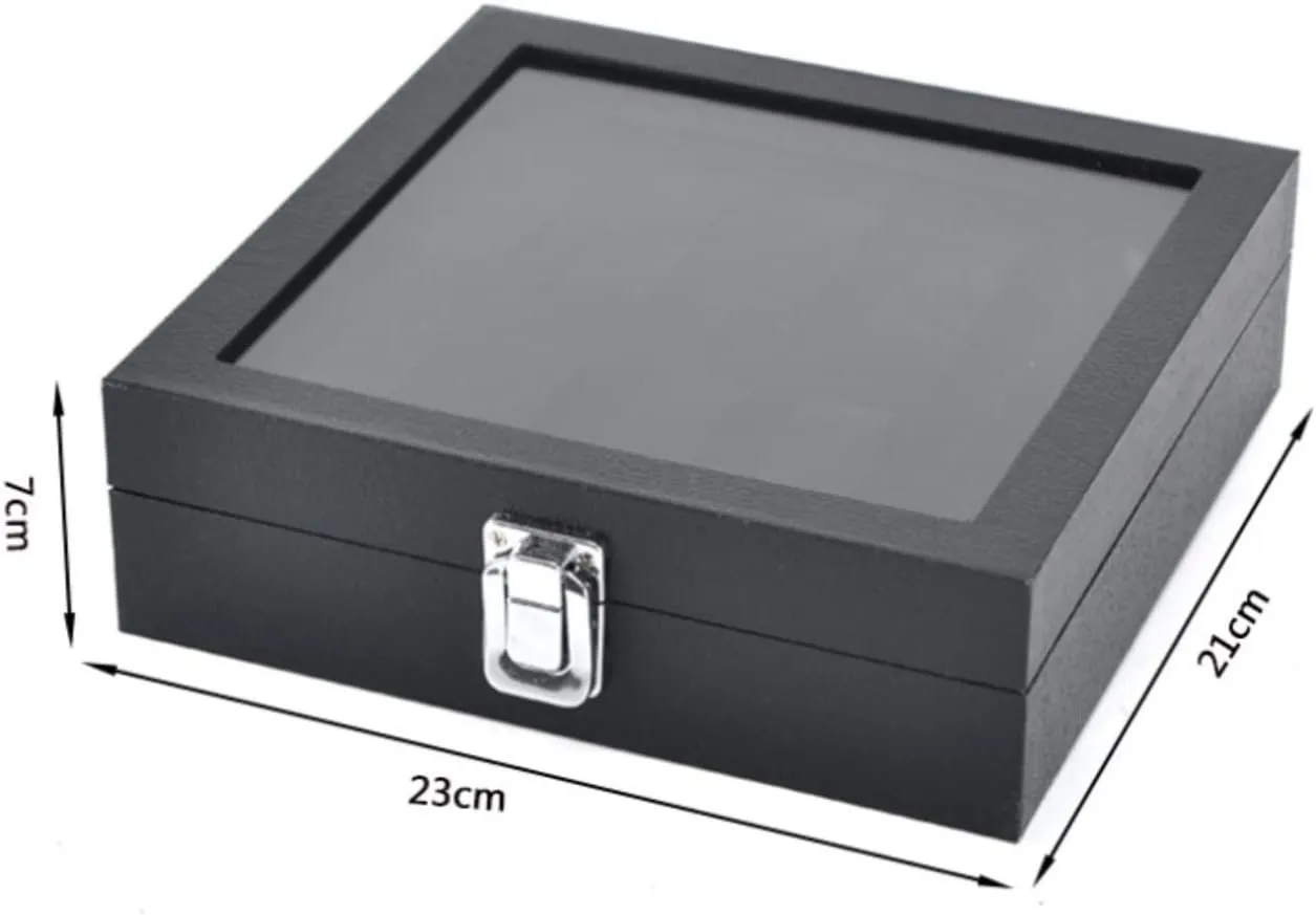 Watch Box Case Watch Organizer Watches Display Storage Organizer Classic Wood Watch Box Case Clear Top Bangle Jewelry Collection Holder Watch Storage Boxes Watch Display Box