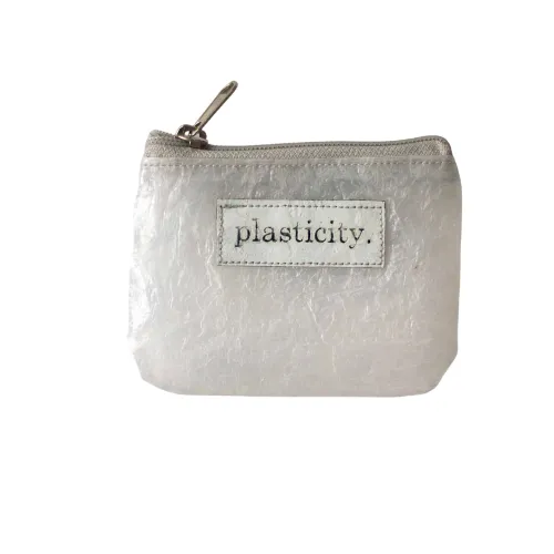 Water-resistant upcycled plastic Coin Pouch | Translucent