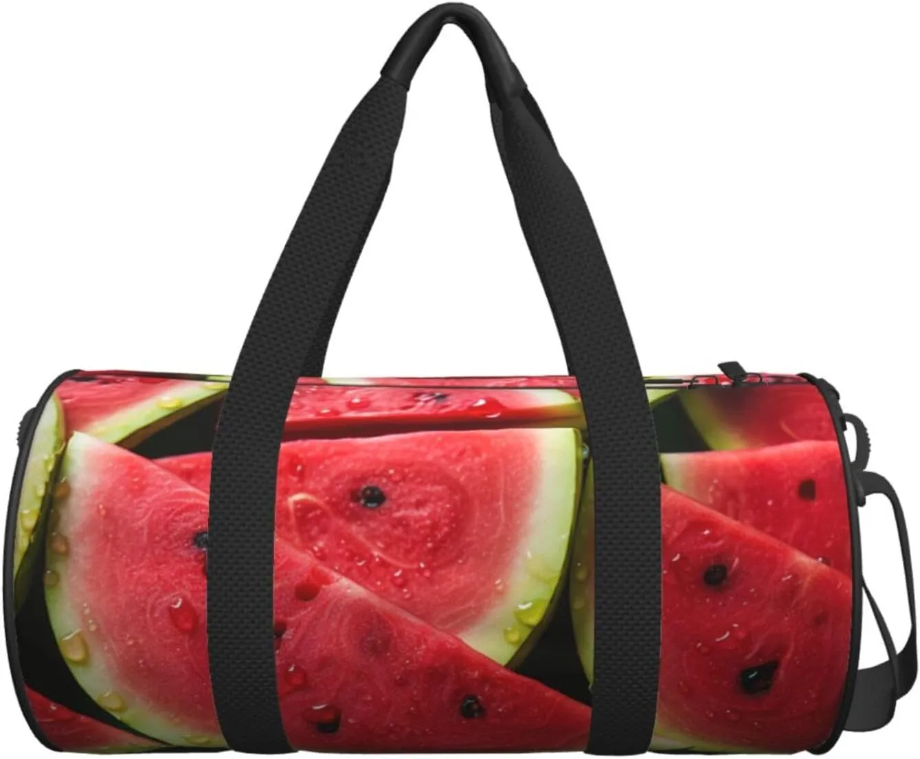Watermelon beautiful Travel Duffle Bag for Men Women Sport Gym Bag Foldable Weekender Bag Carry on Overnight Bag for Travel Swimming Basketball
