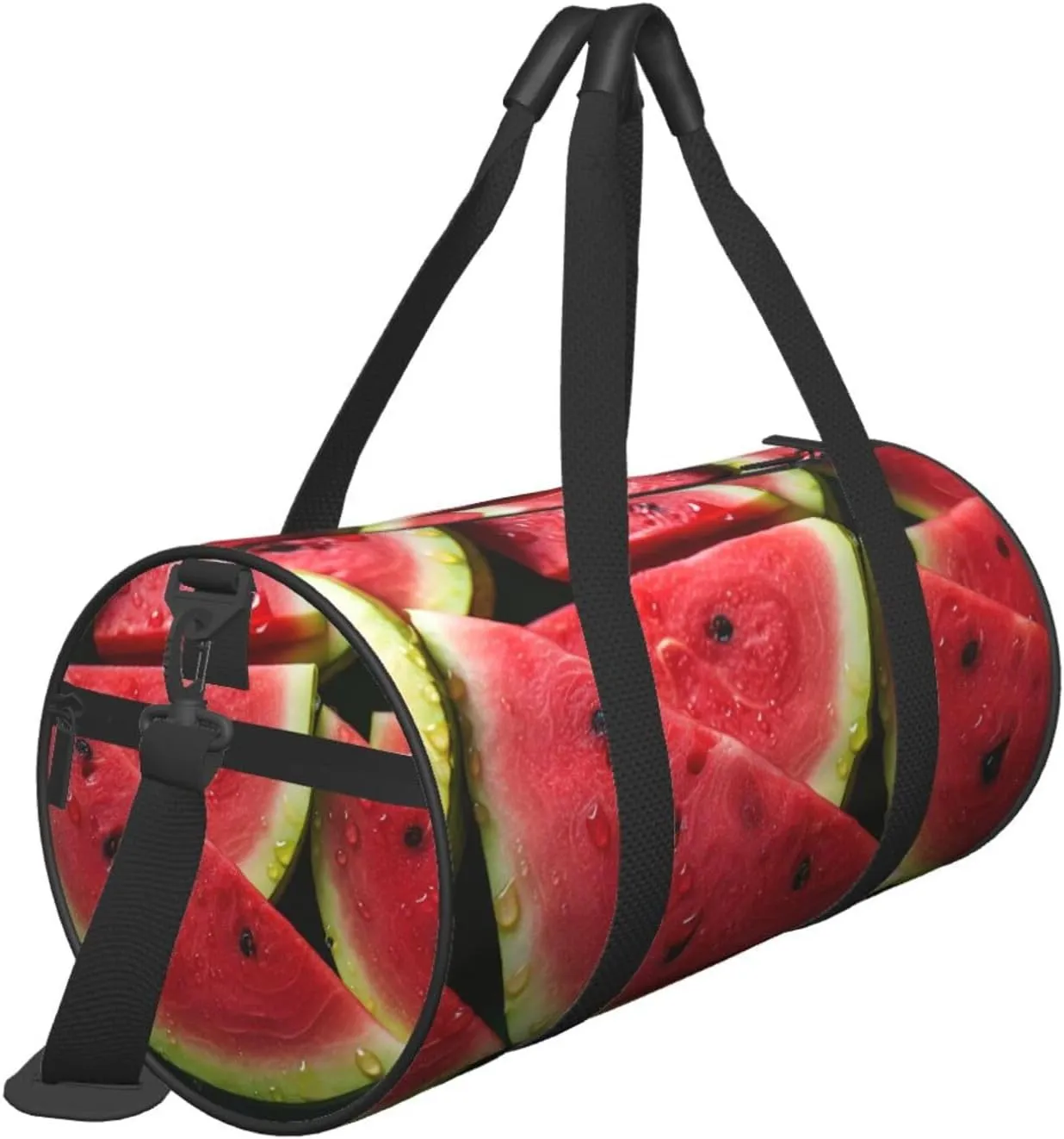 Watermelon beautiful Travel Duffle Bag for Men Women Sport Gym Bag Foldable Weekender Bag Carry on Overnight Bag for Travel Swimming Basketball