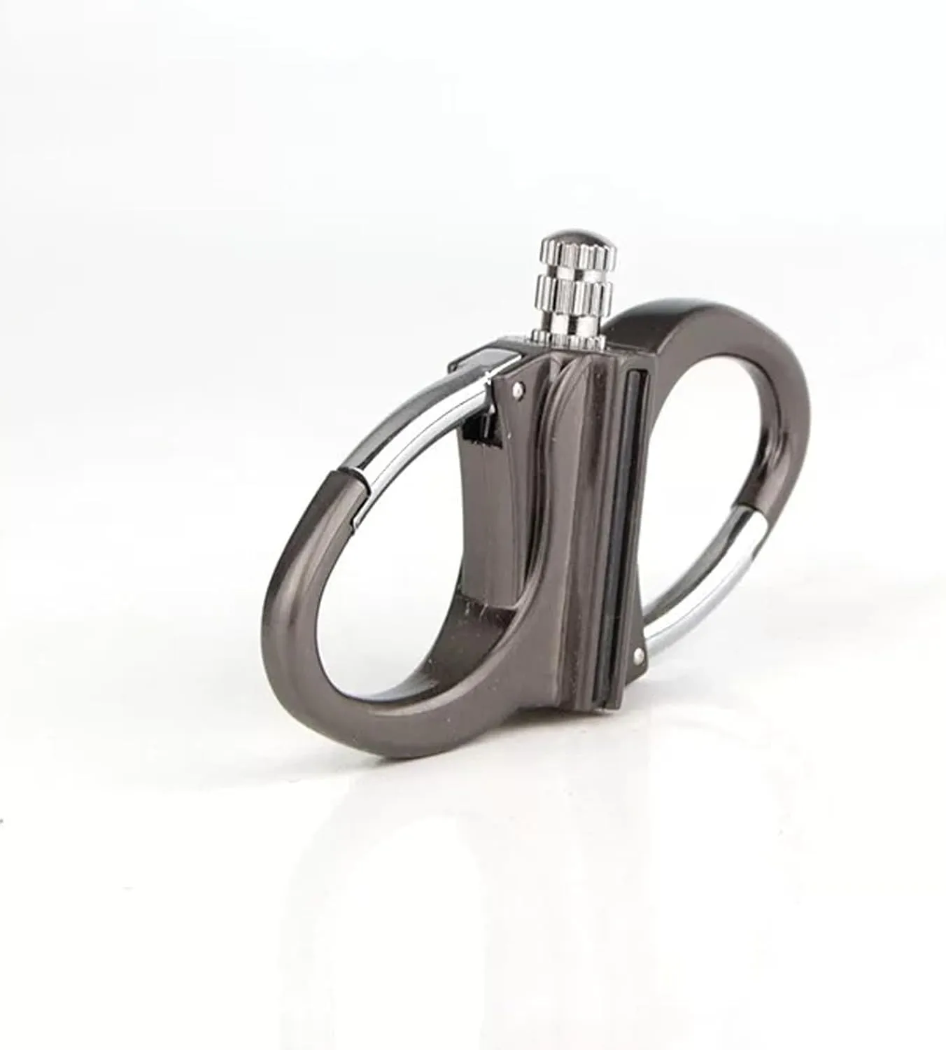 Waterproof Rechargeable Mini Keychain Lighter, Metal Keychain Reusable Survival Lighter for Cars and Houses Outdoor(2c)