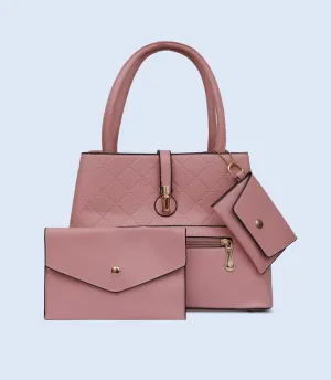 WB2772-PINK-Women Shoulder Bag