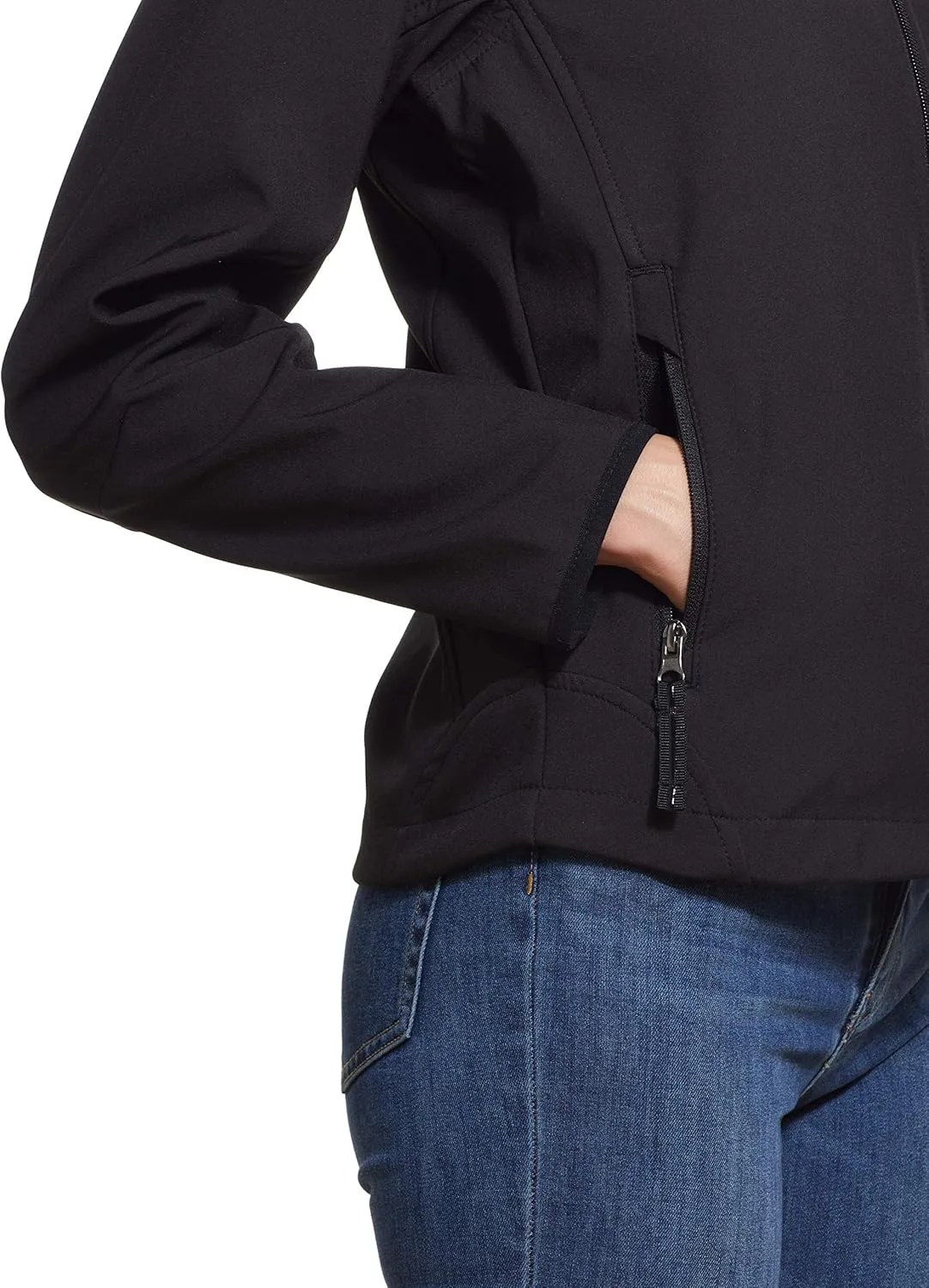 Weatherproof Womens Lightweight Water and Wind Resistant Soft Shell Jacket
