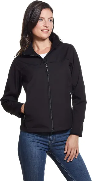 Weatherproof Womens Lightweight Water and Wind Resistant Soft Shell Jacket