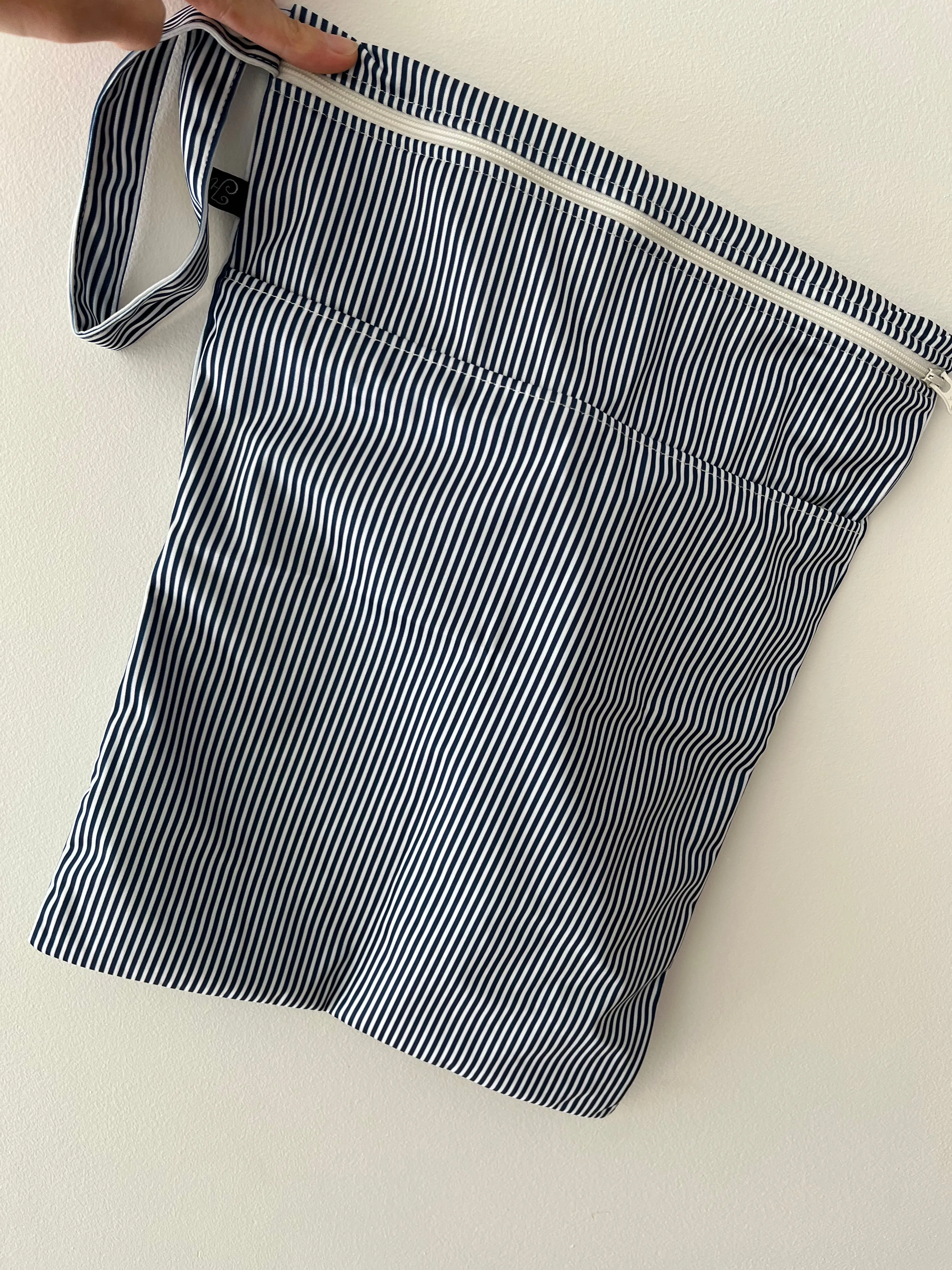 Wet Bag - Navy Stripe