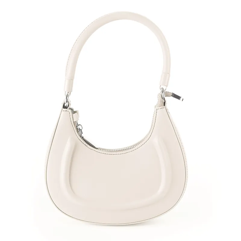 White Mini Shoulder Bag with Chain