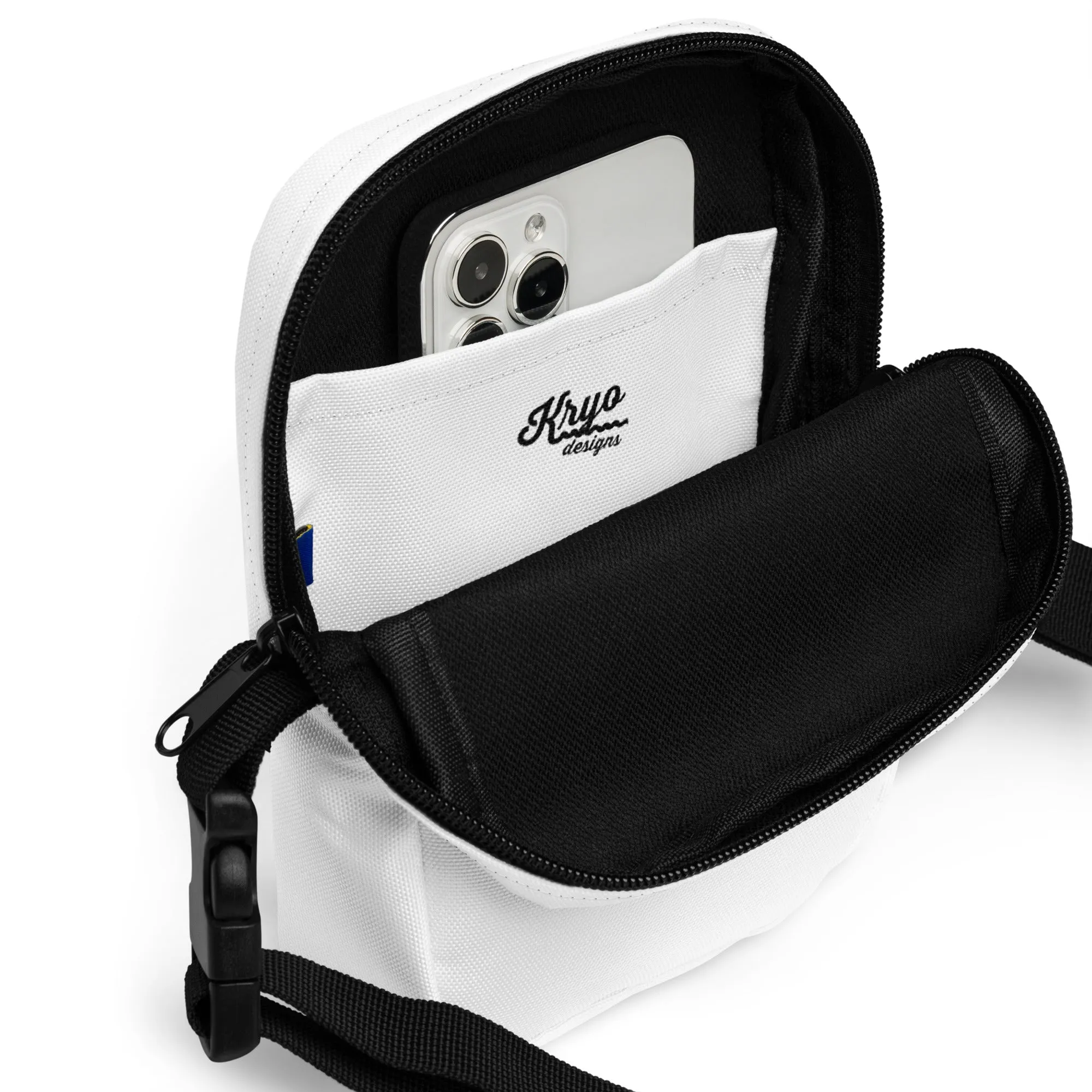 White Utility crossbody bag