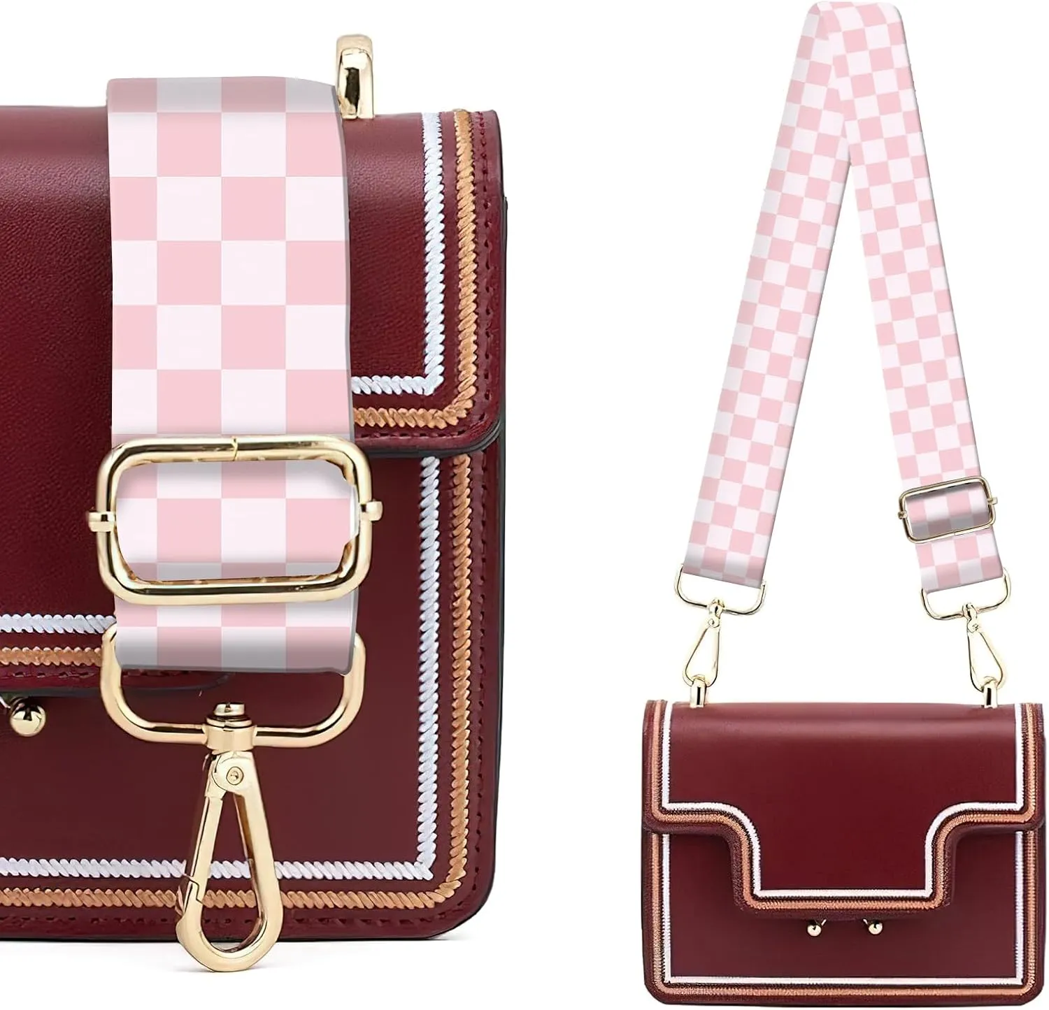 Wide Purse Strap Replacement Crossbody, Funny Shoulder Strap Adjustable, Cute Bag Strap for Women Guitar Purses