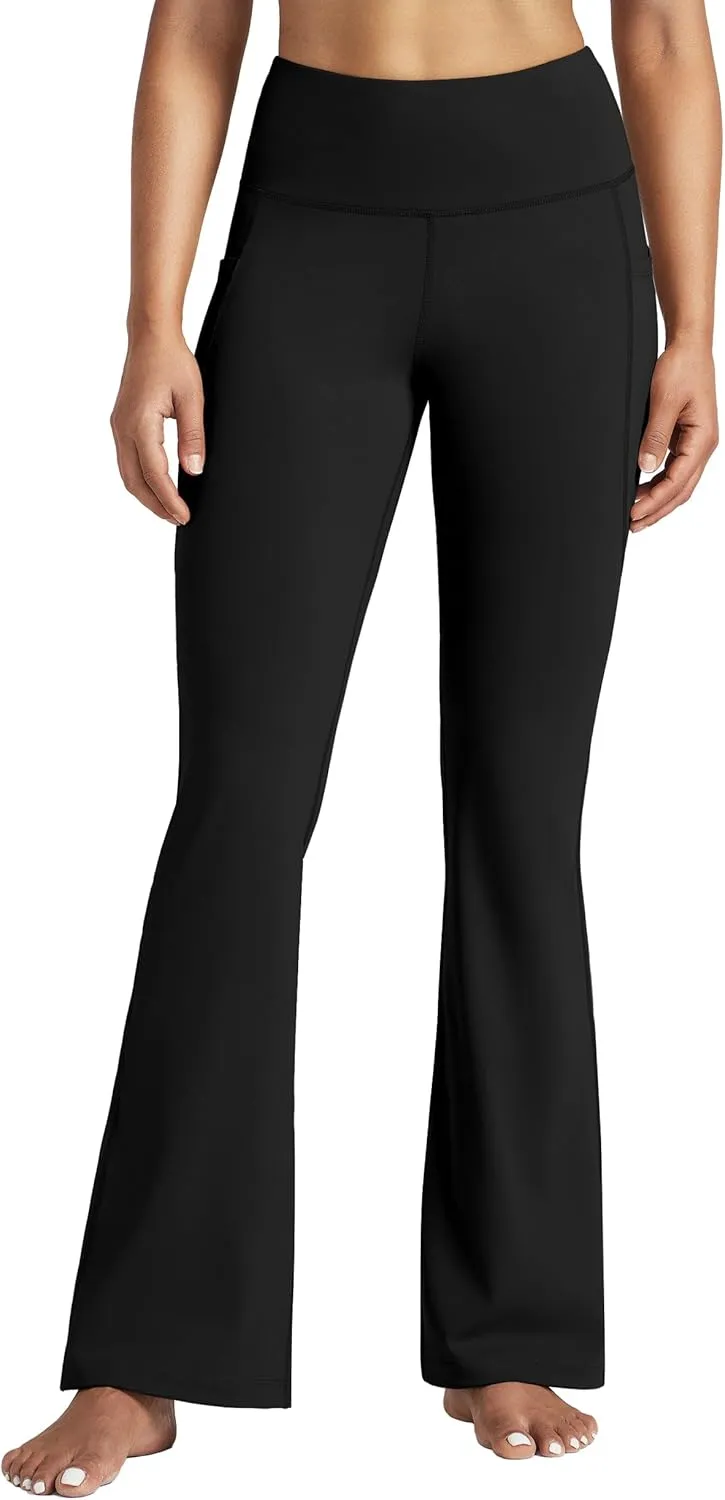 Willit Women's Yoga Pants 27"/29"/31"/33" Flare Leggings Bootcut High Waist Tummy Control Workout Pants with Pockets