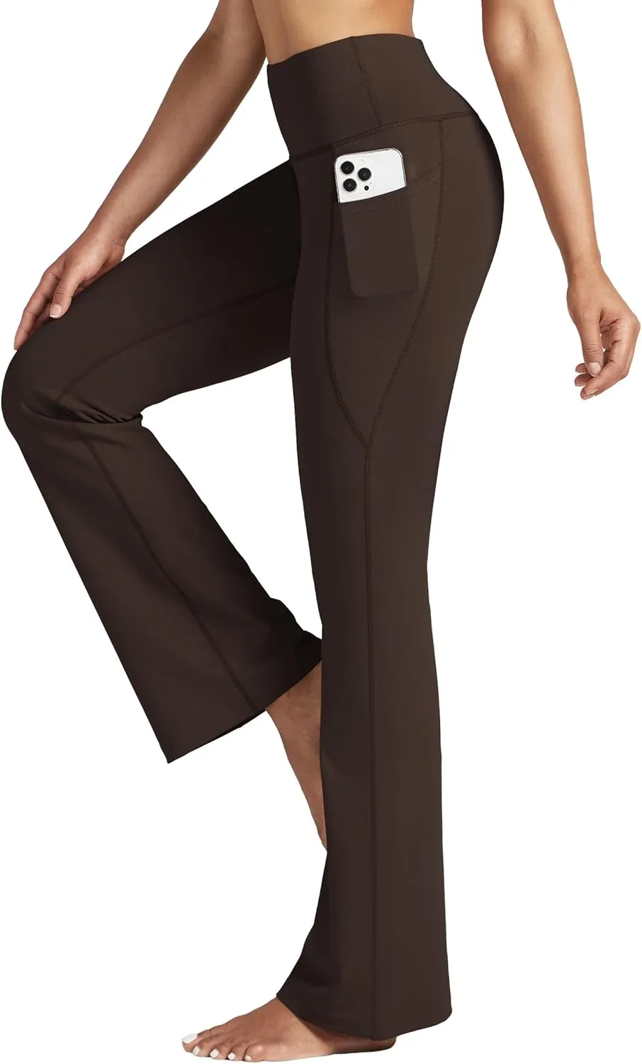 Willit Women's Yoga Pants 27"/29"/31"/33" Flare Leggings Bootcut High Waist Tummy Control Workout Pants with Pockets