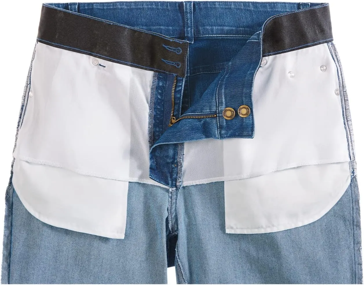 Woman Within Plus Size Secret Solutions; Tummy Smoothing Straight Leg Denim Jean