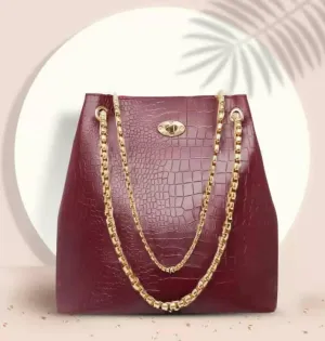 Women Maroon Handbag