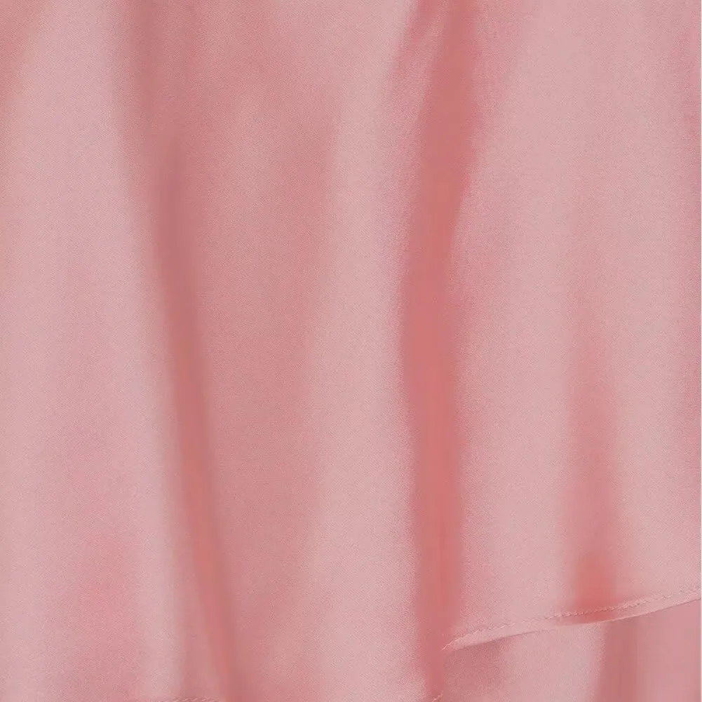 Women's Adjustable Wrap Around Tie Belt Skirt Silky Satin Mini Skirt Summer Skirts