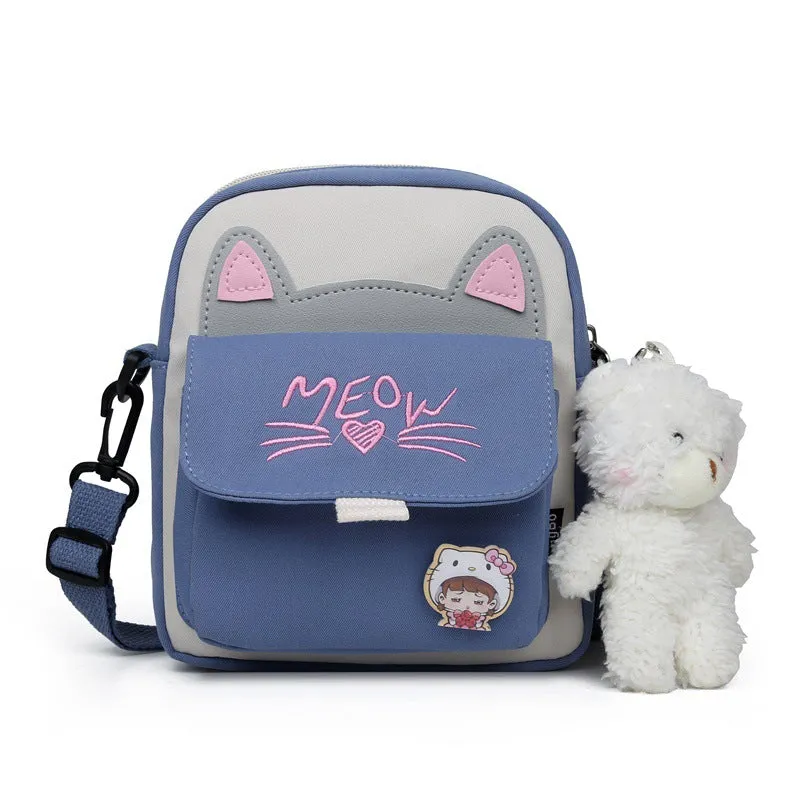 Women's Durable Cute Refreshing Campus Nylon Bags