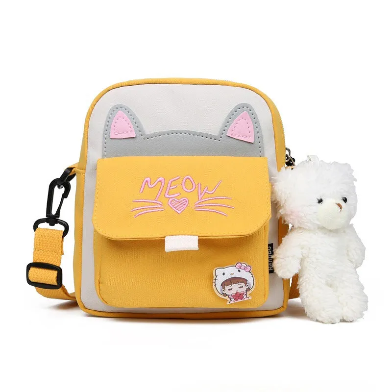 Women's Durable Cute Refreshing Campus Nylon Bags