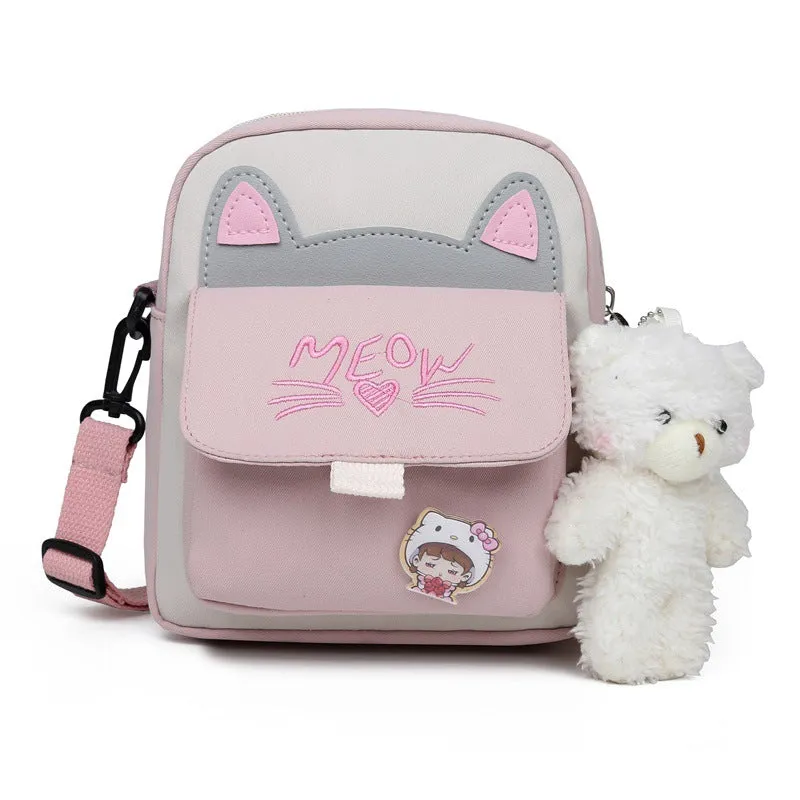 Women's Durable Cute Refreshing Campus Nylon Bags