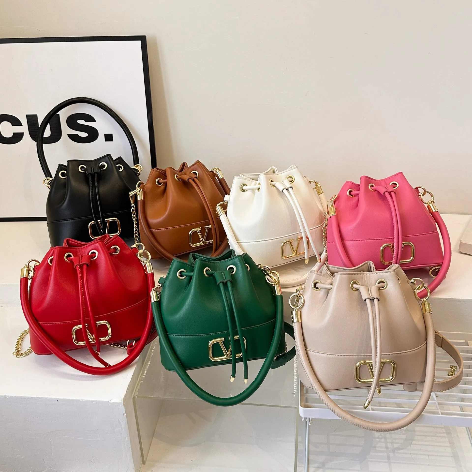 Women's Fresh Sweet Fashion Rest Cute Pocket Shoulder Bags