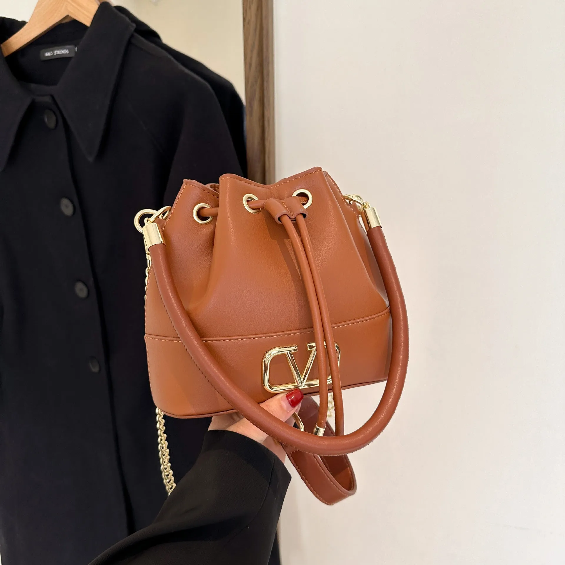 Women's Fresh Sweet Fashion Rest Cute Pocket Shoulder Bags