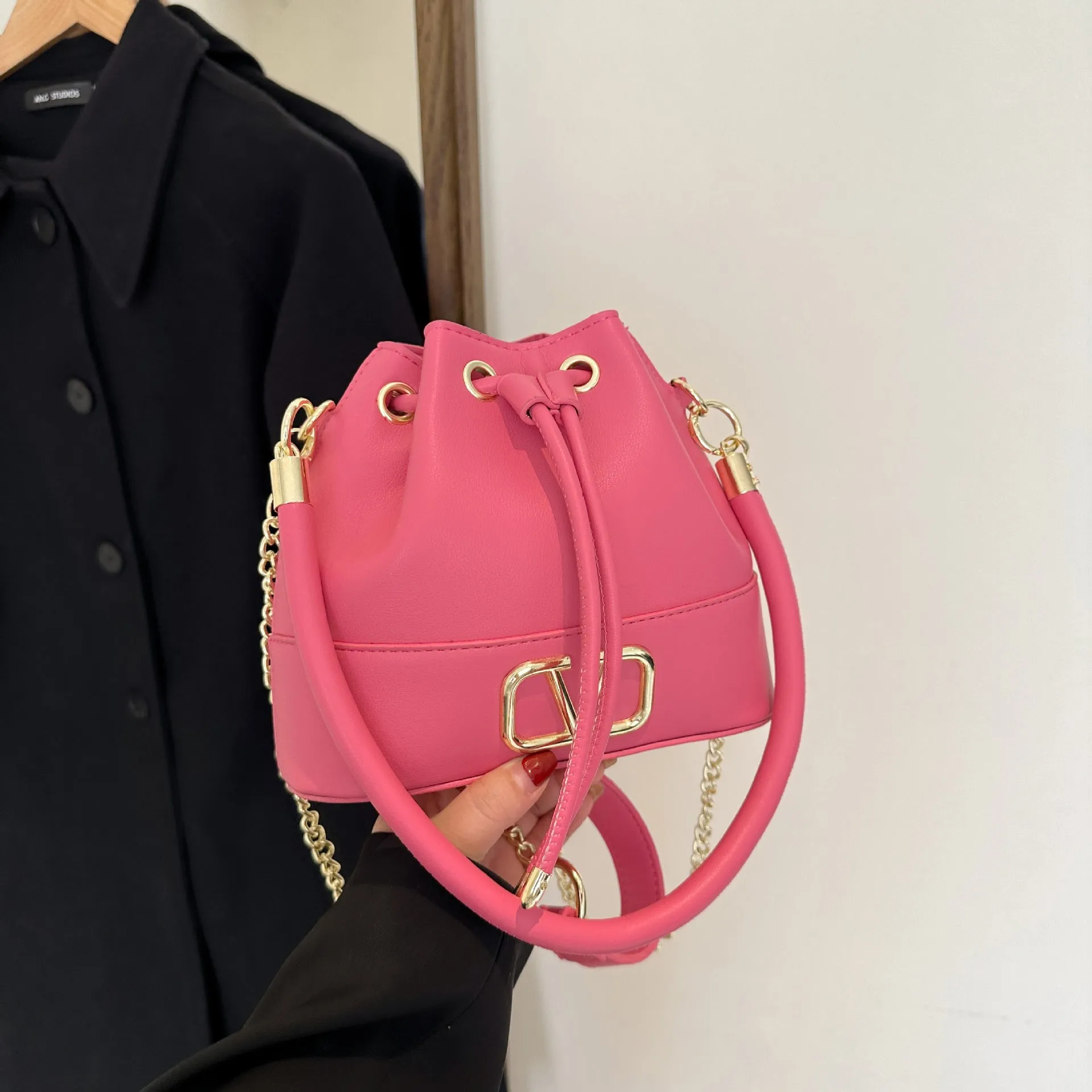 Women's Fresh Sweet Fashion Rest Cute Pocket Shoulder Bags