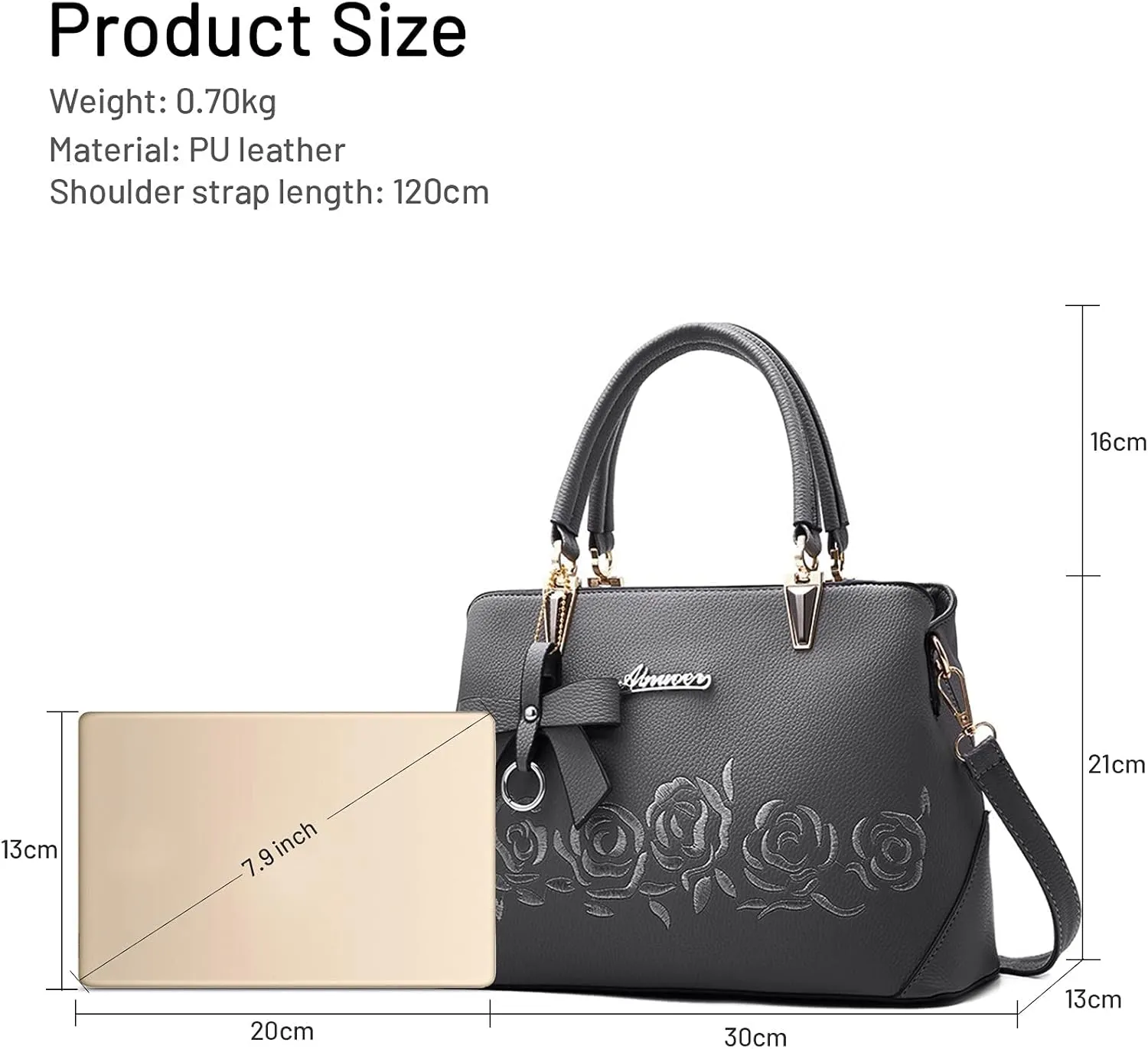 Womens Handbag Ladies Shoulder Bags Casual Messenger Bag Bowknot