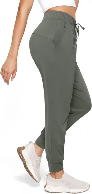 Womens Joggers with Pockets Ultra Soft Tapered Leg Joggers for Workouts and Running
