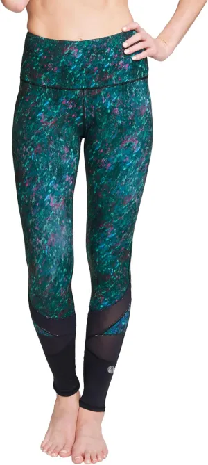 Womens Printed Leggings w/Pocket – High Waist, Tummy Control, Full Length - Perfect for Yoga & Workouts