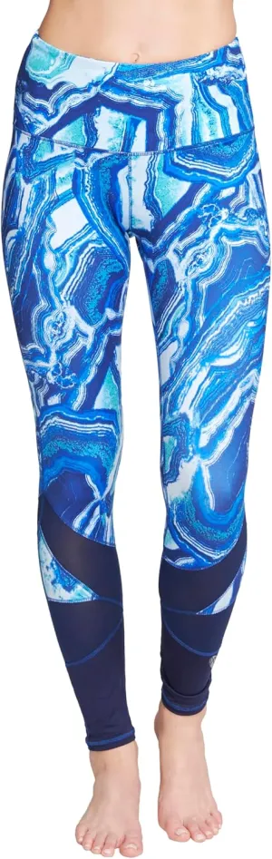 Womens Printed Leggings w/Pocket – High Waist, Tummy Control, Full Length - Perfect for Yoga & Workouts