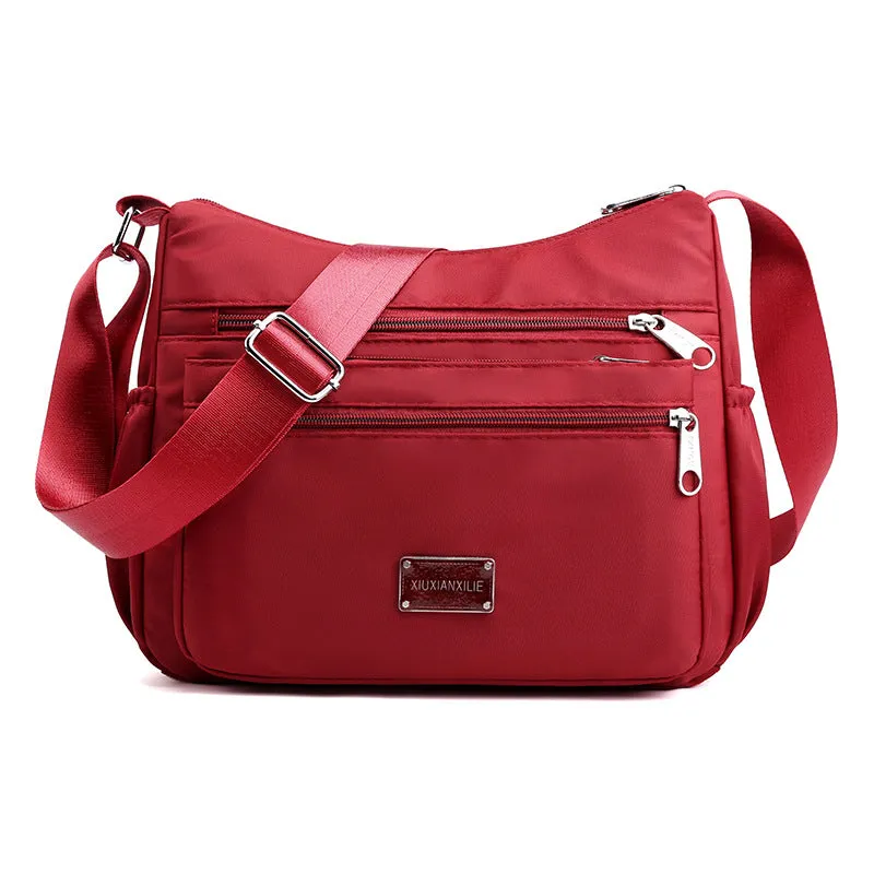 Women's Waterproof Oxford Cloth Business For Collecting Money Shoulder Bags