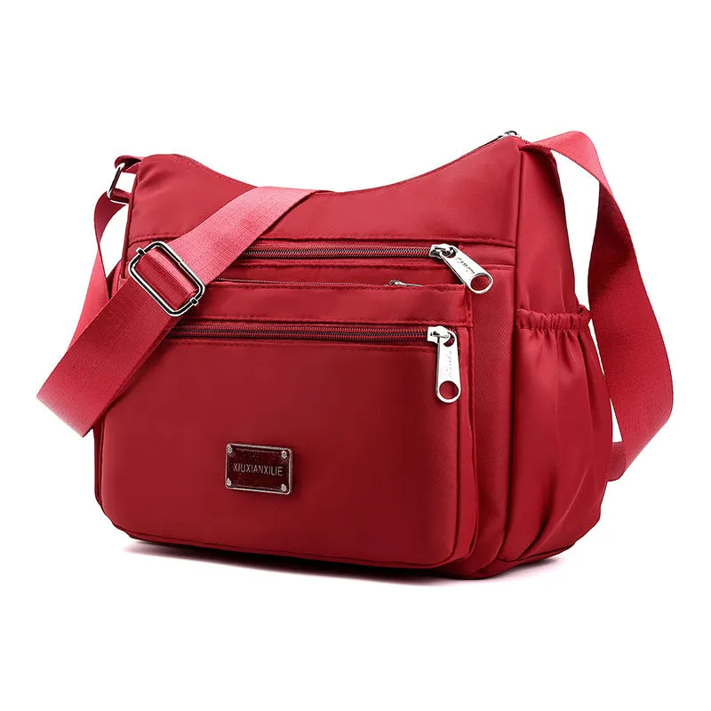 Women's Waterproof Oxford Cloth Business For Collecting Money Shoulder Bags